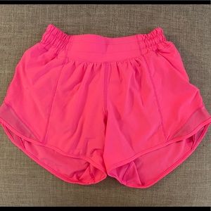 Lululemon Hotty Hot pink shorts!